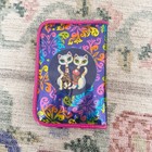 Vintage Lisa Frank Roxi Rollie Mini Zipper Binder Organizer Siamese White Cats