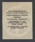 Us Poster Stamp Cinderella Reklamemarken Nh  International Philatelic Week 1937