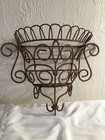 Set Of Vintage Hanging Flower Baskets-metal
