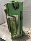 Vintage Windsor Twin View Stereo Sound Am Fm Portable Radio -  Green