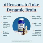 Dynamic Brain Supplement 60 Capsules   memory Focus Clarity-pack Of 3  Exp 09 2027