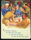 Wwii 1942 Christmas Card   Envelope Cedar Rapids Iowa Us Military Mail
