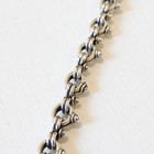 Mexican Chain Bracelet 925 Sterling Silver Mexico Toggle Vintage Biker
