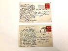 Vintage South Dakota Postcards Divided Posted Stamped Lot Of 2