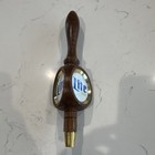 Miller Beer Tap Handle Wood Brass Knob Breweriana Collectible