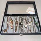 Lot Of 15 Vintage Womens Watches W jewelry Case