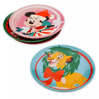 Disney Parks Mickey Mouse And Friends Christmas Holiday Plate Set Mousewares