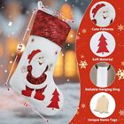  Personalized Christmas Stockings With Wooden Name Tags 4 Pack 