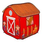 Kids Play Tent  Pop Up Barn Play Tent For Kids  Playhouse Indoor Barn Tent