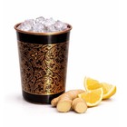 Pure Copper Water Glass Antique Drinking Tumbler Set Of 6 Pc 250ml Capacity