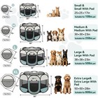 Dog Cat Playpen Puppy Pet Playpen Indoor For Small Dog Crate Tent Cage Outdoor