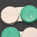 20 New Alcon Contact Lens Cases Lot Of 20 Opti-free Hard Case Twist Tops Vision
