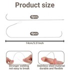 Tiesome 8 Pcs Bead Spinner Needles  14cm 5 51 Inch Beading Needle For Seed Be   