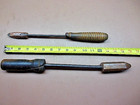 Two  2  Vintage Copper Head Soldering Irons Early Blowtorch Plumbing Tools Clean