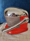 Vintage Rival Juice-o-mat Tilt Top Juicer Red And Chrome Metal Nj-848