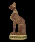 Authentic Ancient Egyptian Antiques Bastet Cat Statue Sacred Feline Artifact Bc