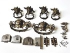 Lot Of Antique Victorian Ornate Cast Brass Architectural Cabinet Hardware
