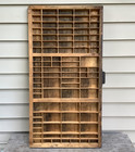 Antique Wooden Printers Drawer J5 Hamilton Letterpress Type Shadow Box 32 x 16 