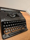 Olympia Plana Model B Typewriter With Case- Custom Qwerty