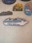 Lot Of 6 Princess Cruise Line Ship Magnets B15