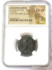 C ad 1075 - 1081 Byzantine Empire Jesus Christ Follis Coin Ngc Choice Vf