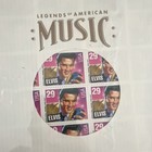 Legends Of American Music Elvis Usps Us 29 Cent Stamp Sheet Mnh  11 60 Fv