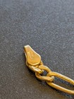 14k Yellow Gold Figaro Chain Made In Italy Link Bracelet 8    Weight 4 1 Grams 4mm