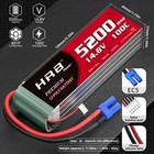 2x Hrb 5200mah 4s 14 8v Ec5 Lipo Battery For Rc Truck Helicopter Airplane Fpv