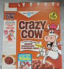 General Mills Crazy Cow Cereal Box File Flat Series 12 Tv Tic Tac Toe 1970 s
