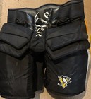 Tristan Jarry Game Worn Used Pittsburgh Penguins  Goalie Shorts Photomatched Nhl