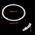 4pack 4 8  Rotating Swivel Stand With Steel Ball Lazy Susan 0 23x4 1  White