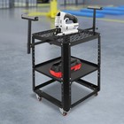 Adjustable Rolling Planer Stand  550 Lbs Load Capacity Tool Stand With Wheels
