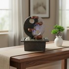 Dual Energy Water Feature Humidifying Desktop Meditative Water Feature Easy To