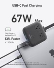 Anker Nano Charging Station 6-in-1 67w Usb C Power Strip 2-outlets Flat Plug 5ft