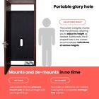 Glory Hole Wall-portable Gloryhole Kit Doorway-fit Most Doorways 28 -32       black 