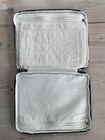Silver Crochet Hook Storage Case With Shine sparkle  Zippered  Never Used 