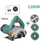 Electric Wood Stone Cutter Portable Concrete Slotting Metal Cutting Saw 220v   