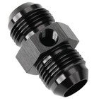 Male To Male Flare Fuel Pressure Gauge Take Off Fitting Adapter 12an Black