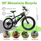 20 Inch Mountain Bike 7 Speed Unisex Seat Adjustable Children Kids Bicycle Bike
