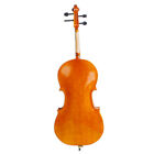 4 4 Wood Cello With Bag Bow Rosin Bridge Natural