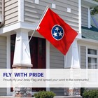 Anley 2pcs Fly Breeze 3x5 Foot Tennessee State Flag - Tennessee Flags Tn Flag