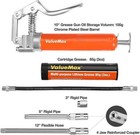 Valuemax Mini Grease Gun Kit  3500 Psi  With 3 Oz Grease  12   Flexible Hose