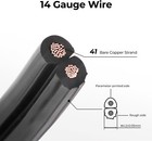 Firmerst 14 2 Low Voltage Direct Burial Landscape Lighting Wire 50 100 200 Feet