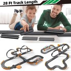 Slot Car Race Track Set Electric Powered Race Track Dual Racing Car Track Set