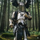 Elite Templar Griffin Knight Armor Suit     14th Century Steel Larp Cosplay