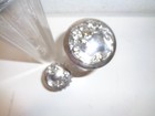 Antique Art Nouveau Sterling Silver Hallmarked Vanity Jars  