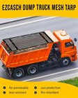 Dump Truck Mesh Tarp 7 x12  Vinyl Coated Dump Trailer Tarp 18oz Dump Truck Tarp 