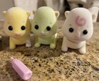 Zhu Zhu Pets Babies Lot Flocked Roll Around Babies   Hamster Baby
