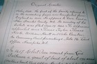1897 Handwritten Descendants Of John Hall   Mary Parker Of Maryland Genealogy