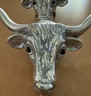 Arthur Court Aluminum Longhorn Steer Handles - See Description